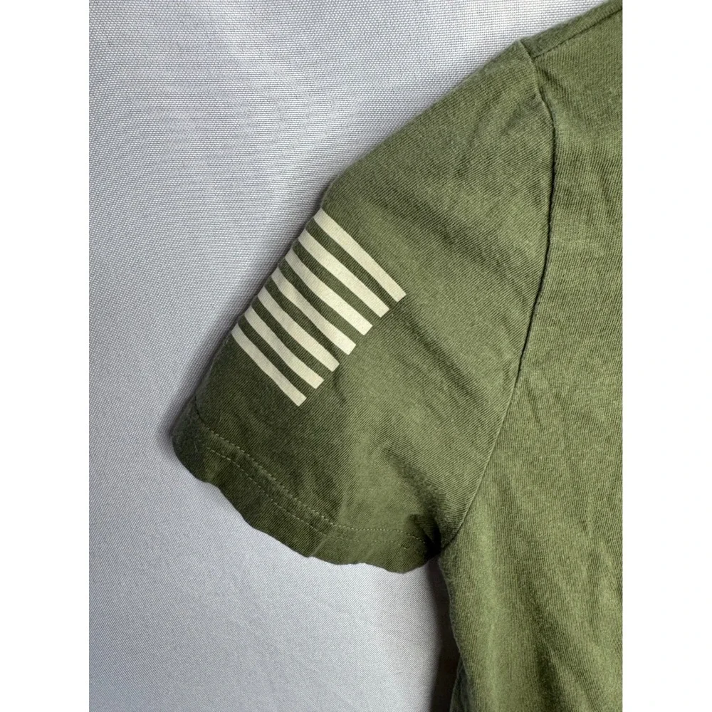 Under Armour Kids Freedom Flag T-Shirt Olive Green Youth Medium YMD JM M